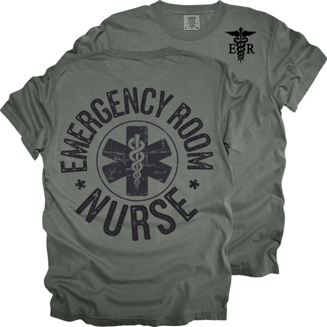 Emergency Room Nurse with RN Caduceus - Comfort Colors T-Shirt