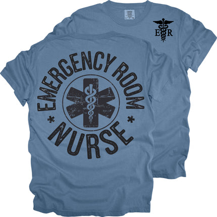 Emergency Room Nurse with RN Caduceus - Comfort Colors T-Shirt