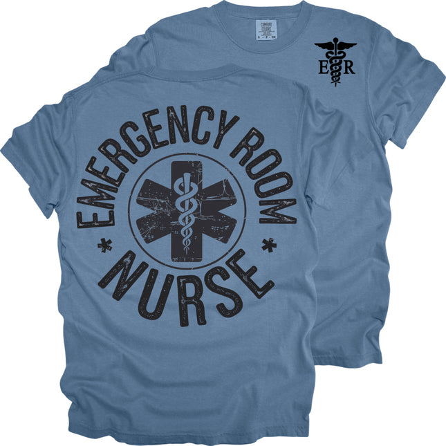 Emergency Room Nurse with RN Caduceus - Comfort Colors T-Shirt