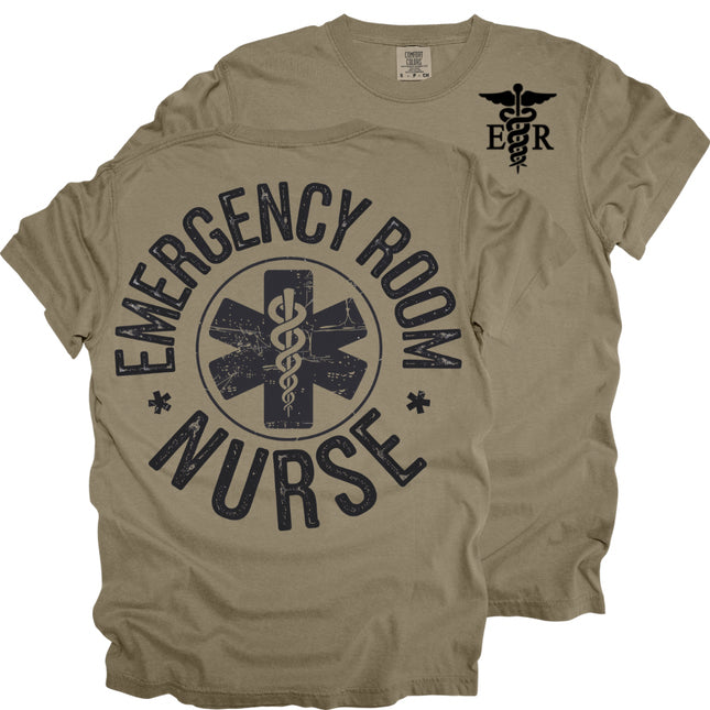 Emergency Room Nurse with RN Caduceus - Comfort Colors T-Shirt