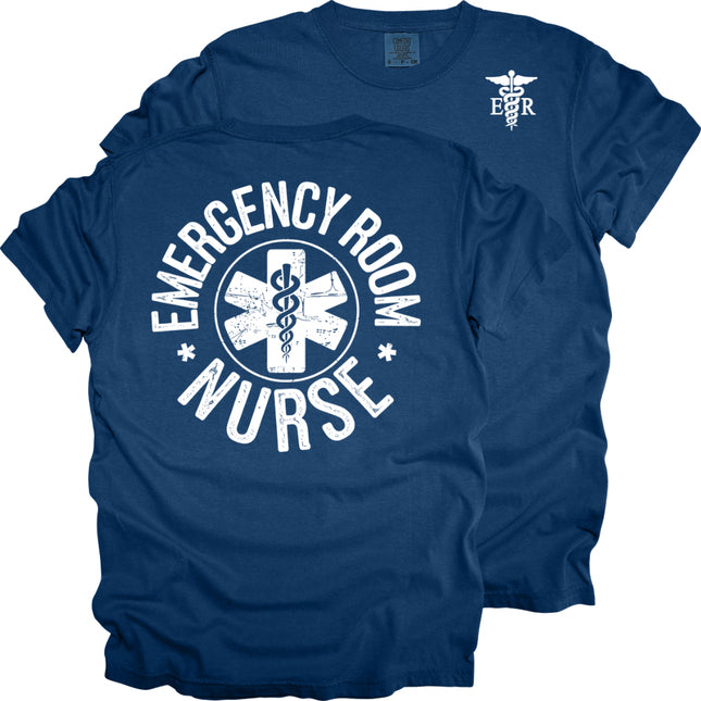 Emergency Room Nurse with RN Caduceus - Comfort Colors T-Shirt