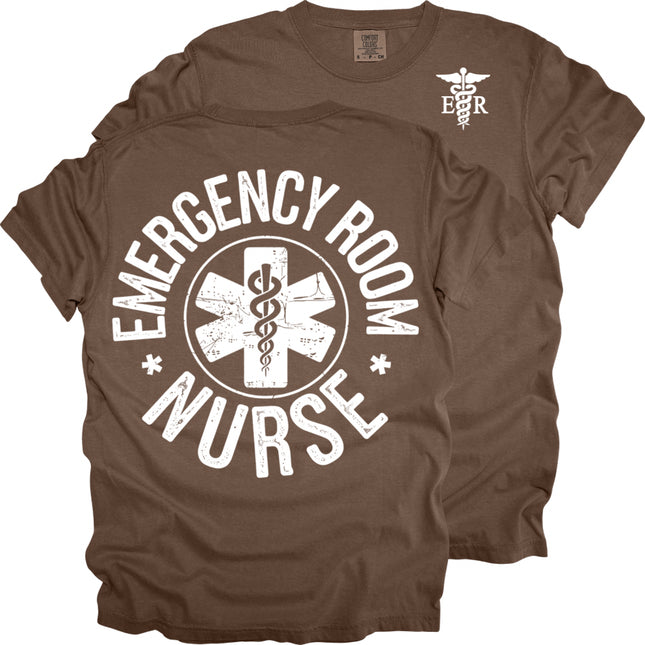 Emergency Room Nurse with RN Caduceus - Comfort Colors T-Shirt