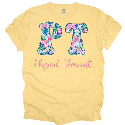 Preppy Cotton Candy Floral PT - Comfort Colors T-Shirt