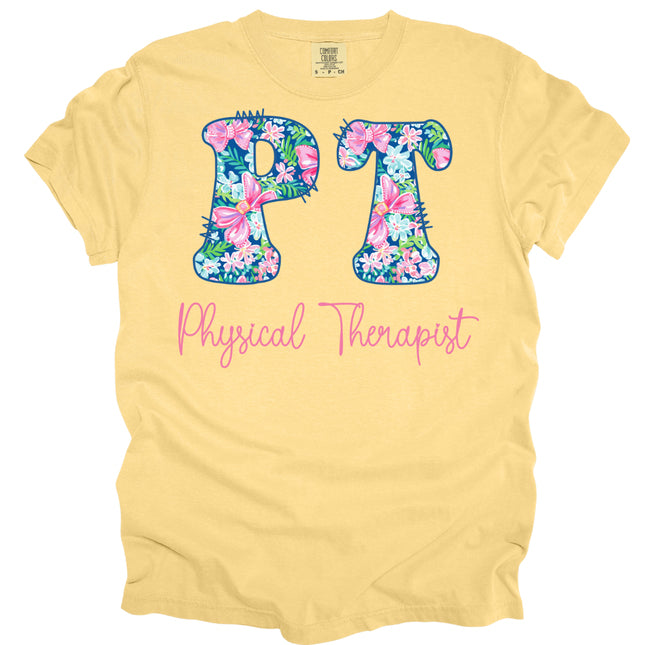 Preppy Cotton Candy Floral PT - Comfort Colors T-Shirt