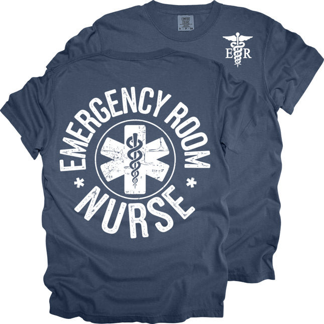 Emergency Room Nurse with RN Caduceus - Comfort Colors T-Shirt