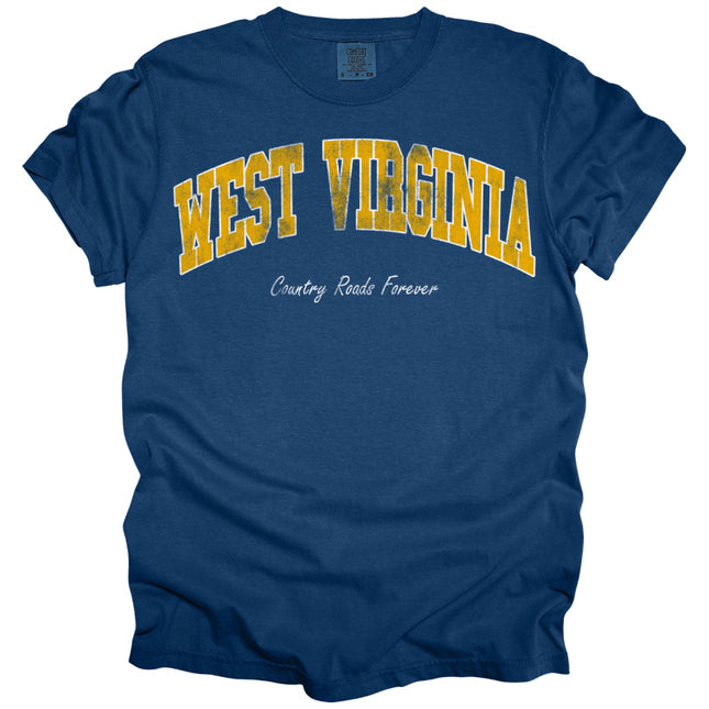 Country Roads Forever, West Virginia - Comfort Colors T-Shirt