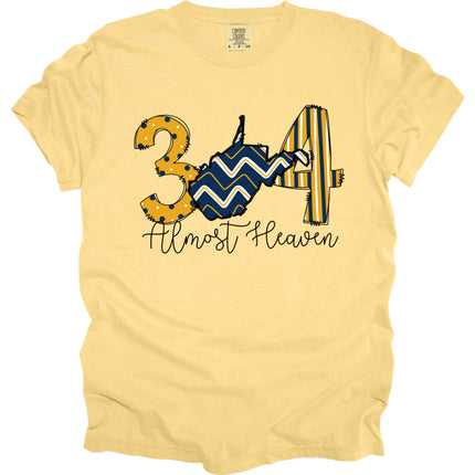 Doodle 304 Almost Heaven - Comfort Colors T-Shirt