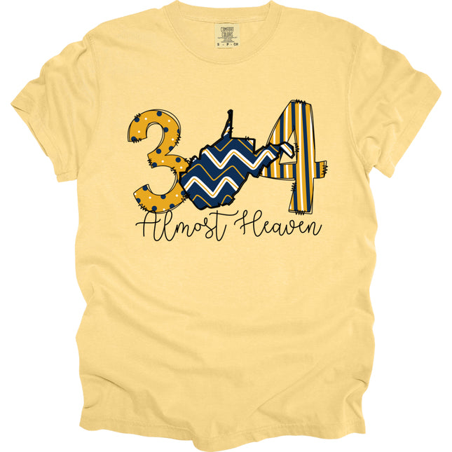 Doodle 304 Almost Heaven - Comfort Colors T-Shirt