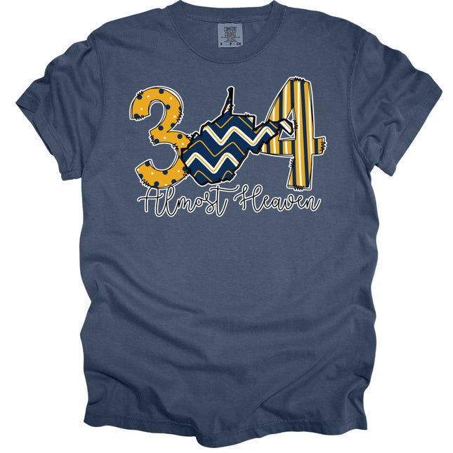 Doodle 304 Almost Heaven - Comfort Colors T-Shirt