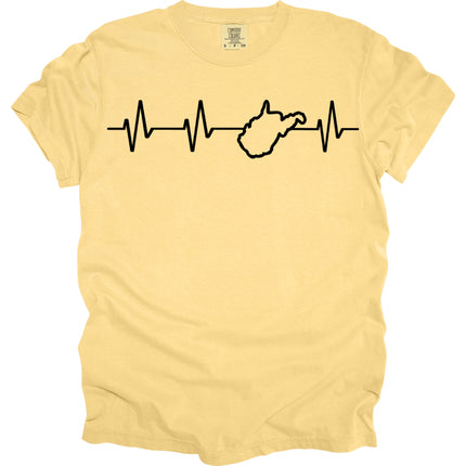 WV Heartbeat Rhythm - Comfort Colors T-Shirt
