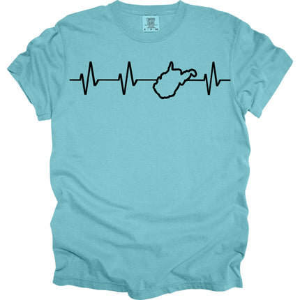 WV Heartbeat Rhythm - Comfort Colors T-Shirt
