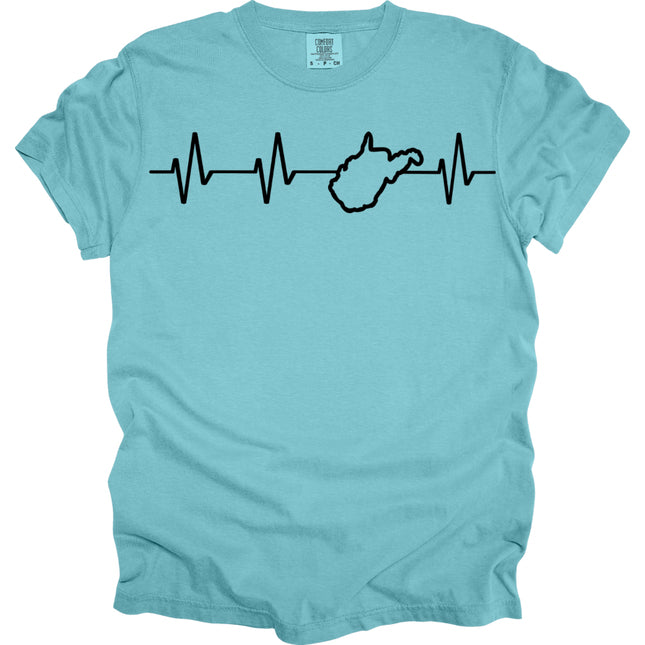 WV Heartbeat Rhythm - Comfort Colors T-Shirt