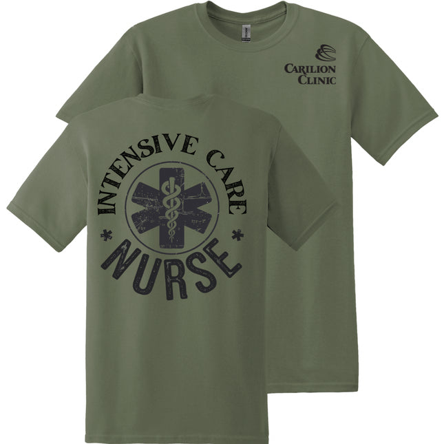 Carilion Clinic Intensive Care Nurse - Comfort Colors & Gildan T-Shirt