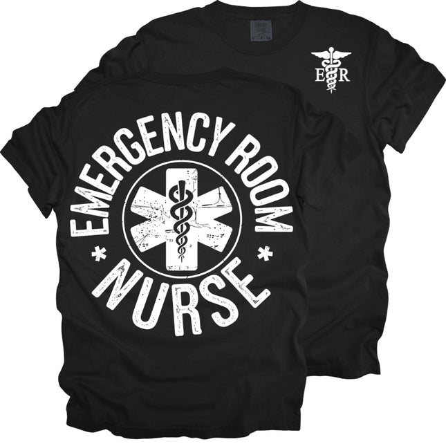 Emergency Room Nurse with RN Caduceus - Comfort Colors T-Shirt