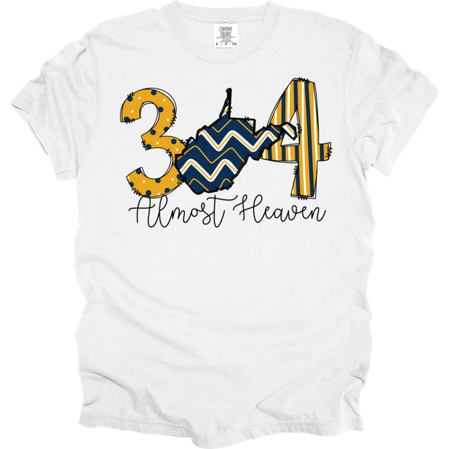 Doodle 304 Almost Heaven - Comfort Colors T-Shirt