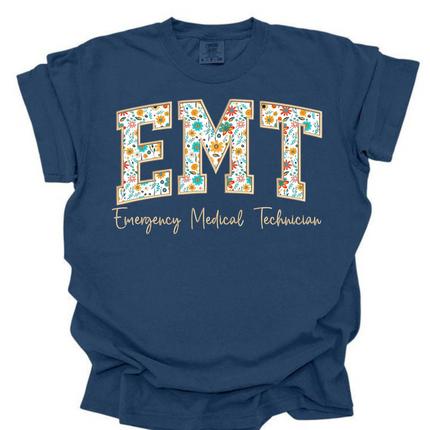 Floral Medical Titles - Comfort Colors Series