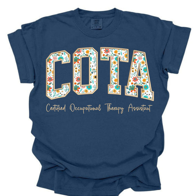 Floral Medical Titles - Comfort Colors Series