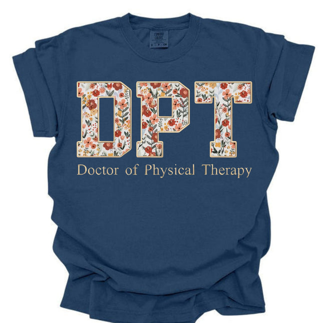 Floral Medical Titles - Comfort Colors Series