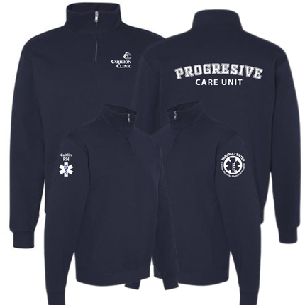 Carilion Clinic Specialty Department - Navy Jerzees Quarter Zip Sweatshirt