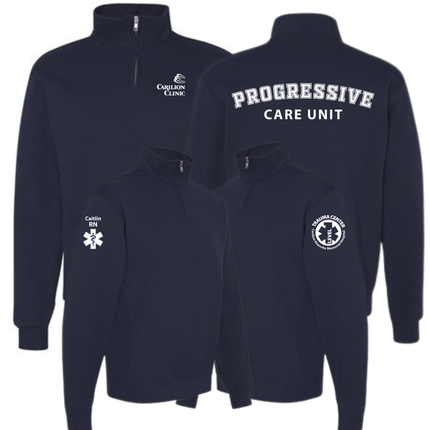 Carilion Clinic Specialty Department - Navy Jerzees Quarter Zip Sweatshirt