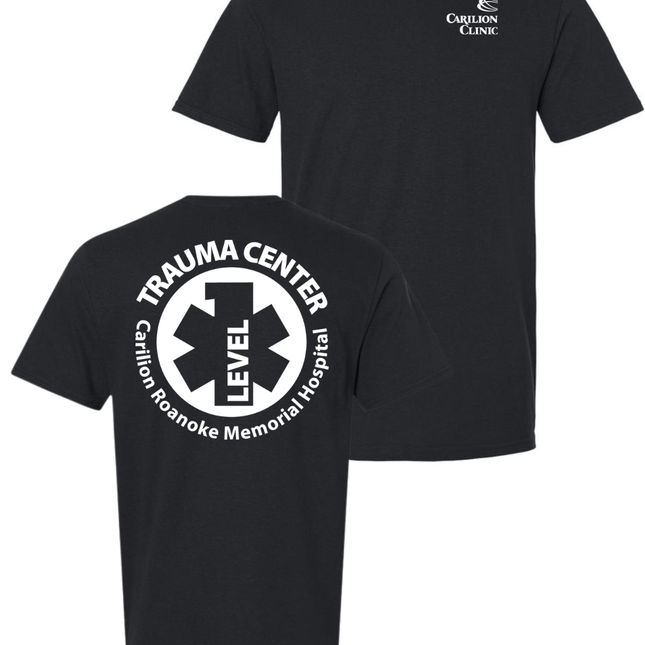 Carilion Clinic Trauma Center Gildan 5000 T-Shirt Short Sleeve