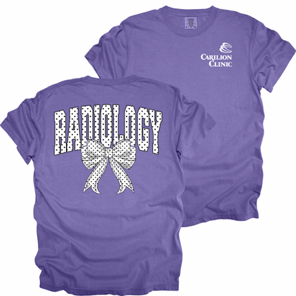 Carilion Clinic Radiology Polka Dot - Comfort Colors T-Shirt
