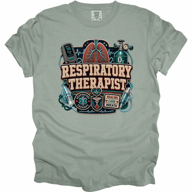 Faux Chenille Respiratory Therapy - Comfort Colors T-Shirt