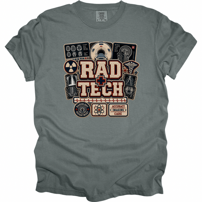 Faux Chenille Rad Tech - Comfort Colors T-Shirt