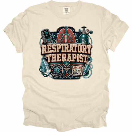 Faux Chenille Respiratory Therapy - Comfort Colors T-Shirt