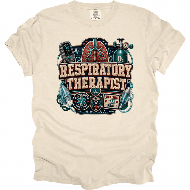 Faux Chenille Respiratory Therapy - Comfort Colors T-Shirt