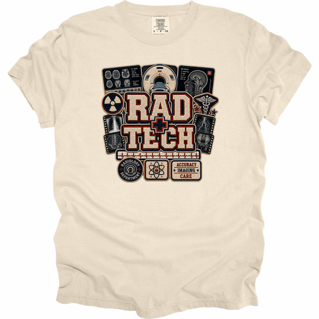 Faux Chenille Rad Tech - Comfort Colors T-Shirt