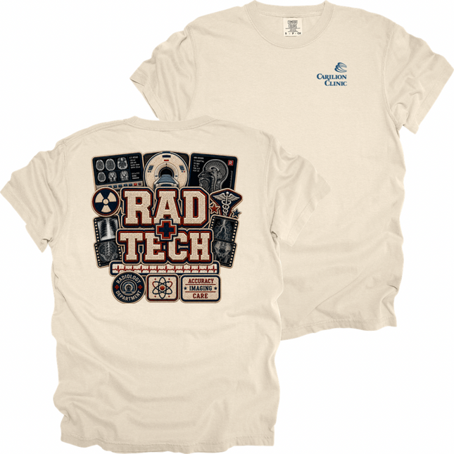 Carilion Clinic Faux Chenille Rad Tech - Comfort Colors T-Shirt