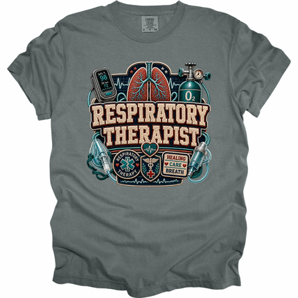Faux Chenille Respiratory Therapy - Comfort Colors T-Shirt