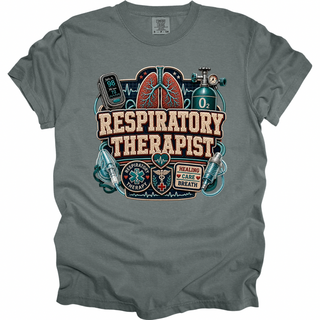 Faux Chenille Respiratory Therapy - Comfort Colors T-Shirt