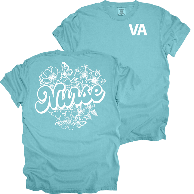 Veterans Administration Sketched Nurse - Comfort Colors T-Shirt