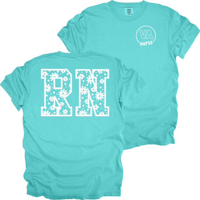 Veterans Administration White Daisy RN - Comfort Colors T-Shirt