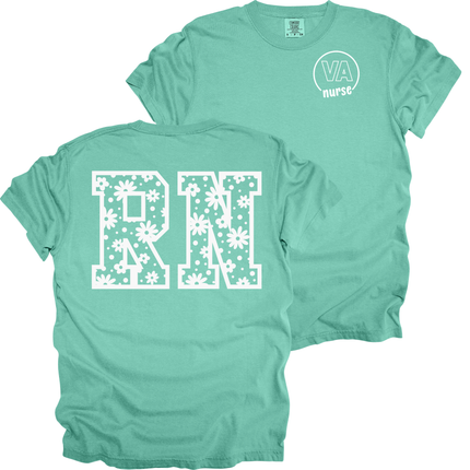 Veterans Administration White Daisy RN - Comfort Colors T-Shirt