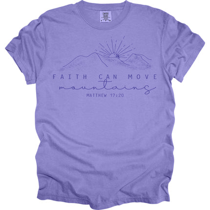 Faith Can Move Mountains - Comfort Colors T-Shirt