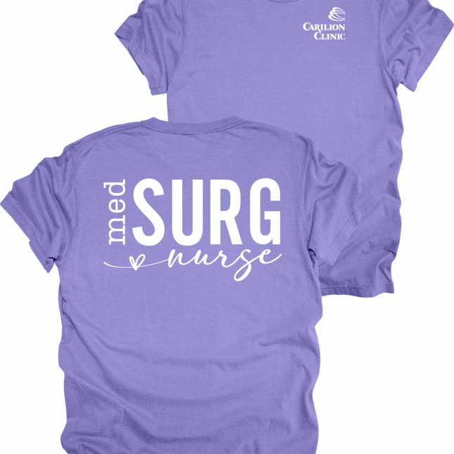 Carilion Clinic MedSurg Heart Nurse - Comfort Colors T-Shirt