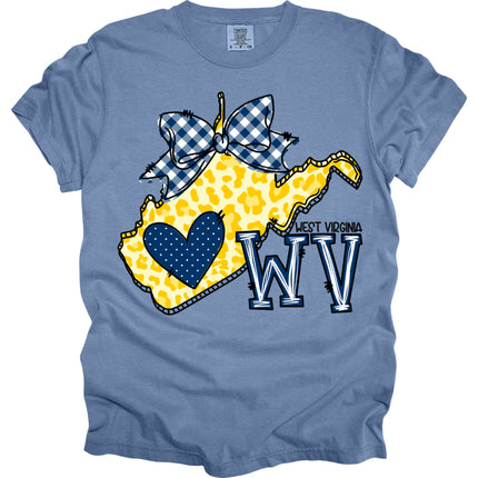 West Virginia with Checkered Bow