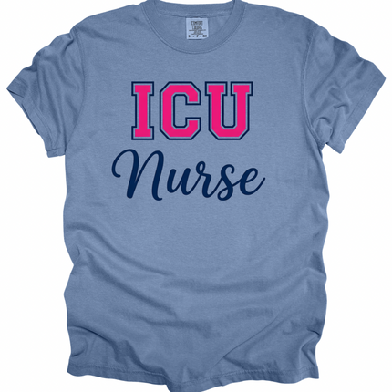 Varsity Hot Pink Departments- Comfort Colors T-Shirt