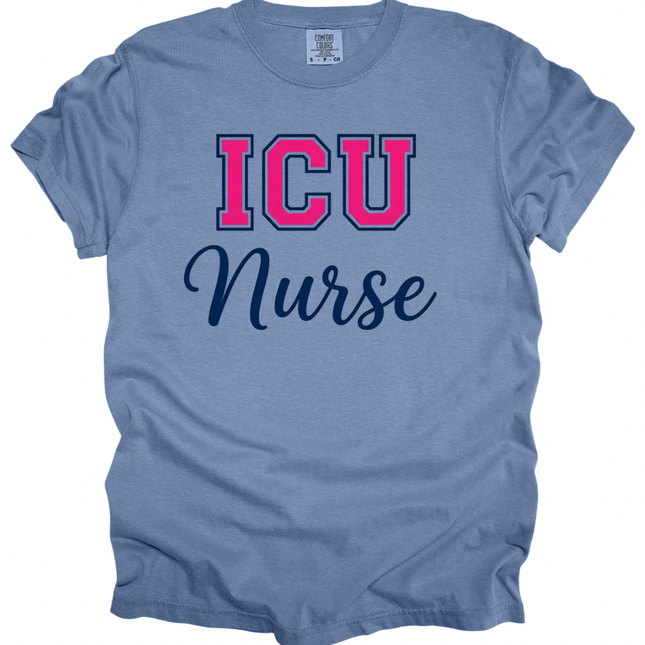 Varsity Hot Pink Departments- Comfort Colors T-Shirt