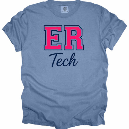 Varsity Hot Pink Departments- Comfort Colors T-Shirt