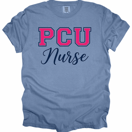 Varsity Hot Pink Departments- Comfort Colors T-Shirt