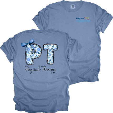 Carilion Children's PT Floral - Comfort Colors T-Shirt