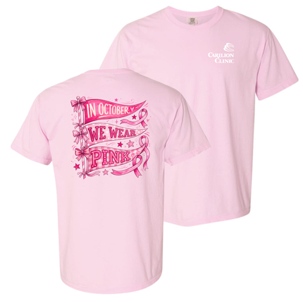 Carilion Clinic  Breast Cancer We Wear Pink - Comfort Colors T-Shirt