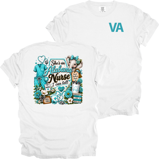 She's An Alabama Nurse - Comfort Colors T-Shirt