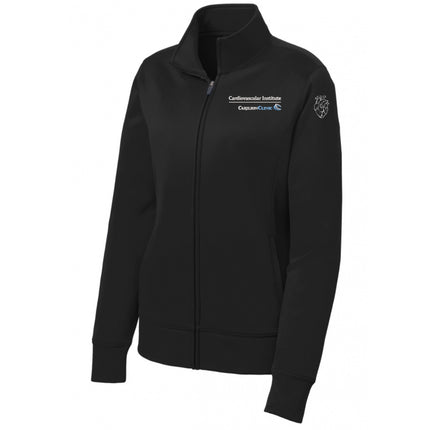 Carilion Clinic Cardiology Embroidered Polyester Full Zip Jacket