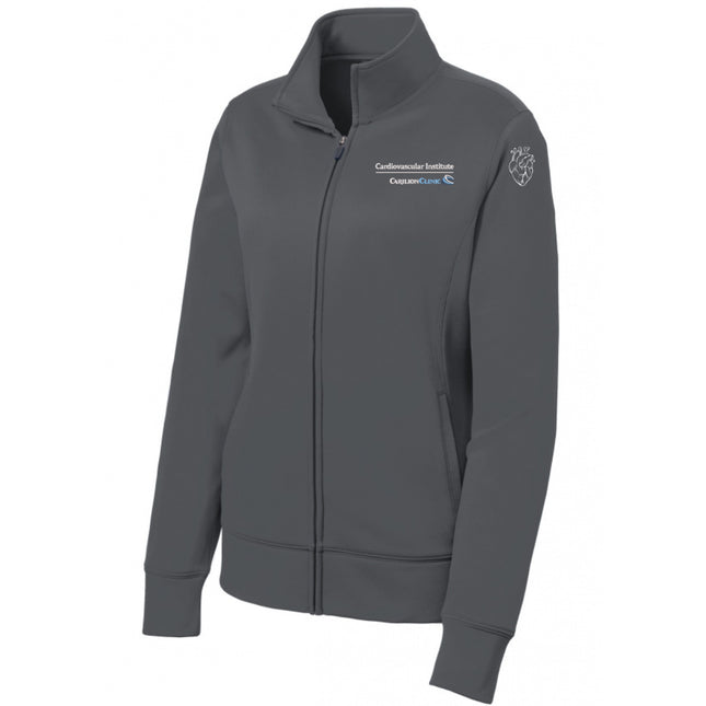 Carilion Clinic Cardiology Embroidered Polyester Full Zip Jacket