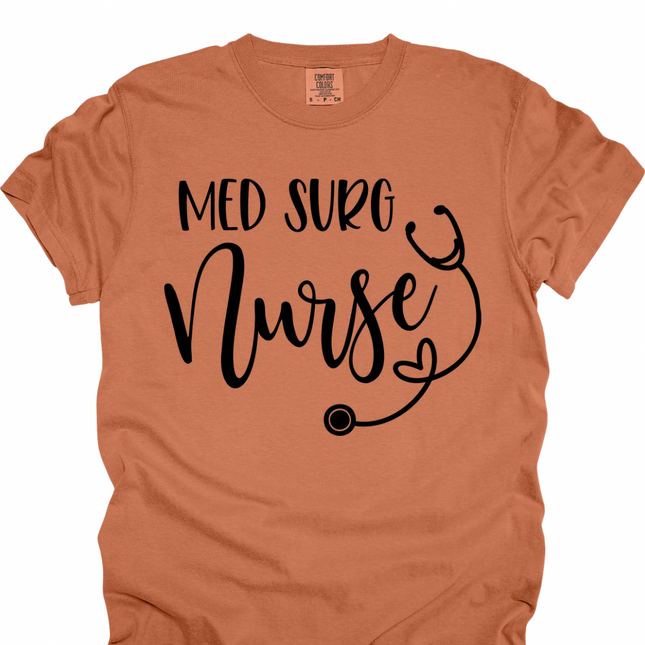MedSurg Stethoscope - Comfort Colors T-Shirt